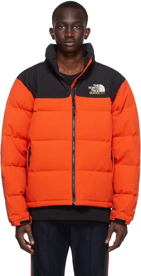 gucci north face jacket orange|Gucci north face collection.